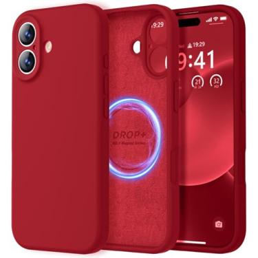 Imagem de LOVE 3000 Capa projetada para iPhone 17, silicone premium [compatível com Magsafe] [forro de microfibra macio antiarranhões] capa protetora à prova de choque para homens e mulheres de 6,3 polegadas