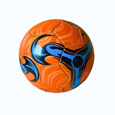 Imagem de Bola de Futebol Infantil Campo e Society Tamanho N° 5 100% PVC (Laranja Metalizado)
