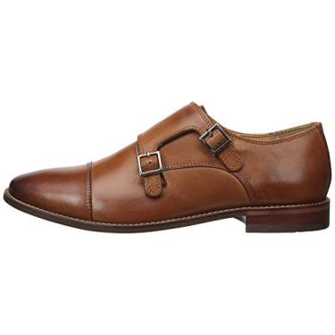 Imagem de Sapato Oxford masculino Florsheim Montinaro Double Monk, Saddle Tan, 9