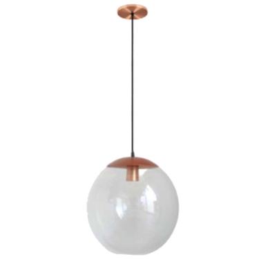 Imagem de Pendente Catar Bola Transparente 25 cm - PD2187/1CO_FO - KIN