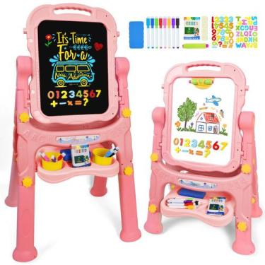 Imagem de Easel Joyooss Art para crianças ajustável com placa magnética de 4 a 8