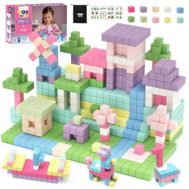 Imagem de Blocos magnéticos TOY Life 104 unidades para crianças de 3 a 5 e 4 a 8
