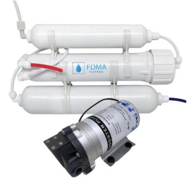 Imagem de Filtro Osmose Reversa Compacto 100gpd Mb400 + Bomba - Fdma Filtros
