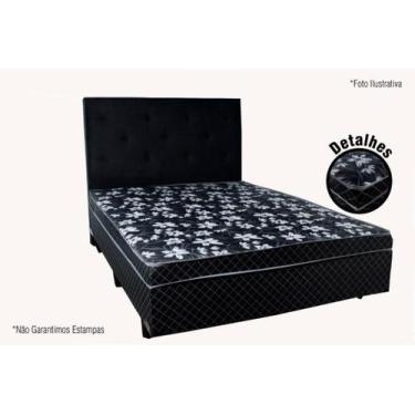 Imagem de Cama Box Casal Conjugada Ortopédico (5cm) Colchão Dos Sonhos