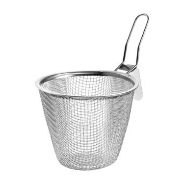 Imagem de YWJLQH Cesta de Fritura, Cesta de Fritura, Macarrão, Peneira, Massa, Peneira para Massa para Restaurante, L