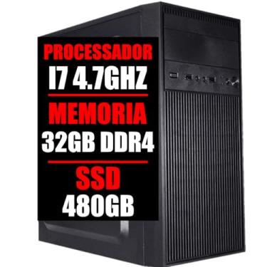 Imagem de Pc Computador Intel Core i7 9 Geração, 32Gb Ddr4, Ssd 480Gb, GeForce (8GB DDR4)