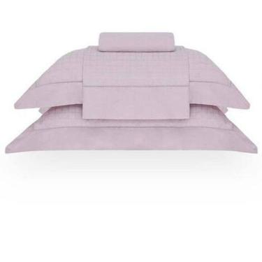 Imagem de Jogo De Cama Queen Damask Square Rosa Pluma Buddmeyer