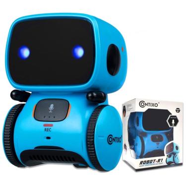Imagem de Robô Inteligente para Crianças Contixo R1, com Controle de Voz, Dança, Canto e Aprendizado. Ideal para Meninos e Meninas de 3 a 8 Anos.