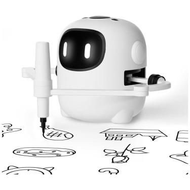 Imagem de Robô Desenho Interativa para Crianças:Com 150 Cartões,Robô Educacional de Desenho com Interatividade por Voz,Brinquedo de Pintura