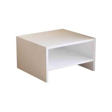 Imagem de hezhuhe2258 Suporte de impressão pequeno para impressora de mesa, gabinete, gabinete, gabinete, universal, silencioso, para colocação doméstica, armário de arquivos, decoração de mesa (branco)