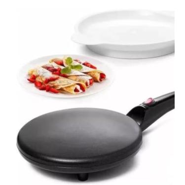 Imagem de Panquequeira Elétrica, Antiaderente, 220V, para Crepes, Panquecas, Tapioca, Omeleteira Multifuncional
