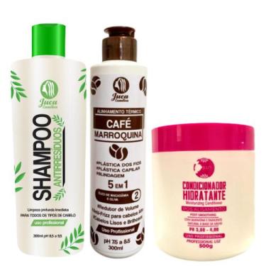 Imagem de Kit 300ml 15 Progressiva Café + 15 Shampoo E 9 Mascara Pós Quimico 500