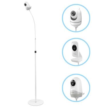Imagem de HOLACA Suporte de chão para câmera de bebê de 91,4 cm ou 177,8 cm para monitor de bebê HelloBaby HB50/HB6550/HB658/HB65/HB66/HB248, ANMEATE SM935E, Blemil Baby BL9052-2 /BL9064-2, VTimes 3022 Câmera