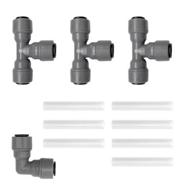 Imagem de Kits De Placa Fixa De 4 Cabeças Incluem Conector Rápido De Cotovelo De Plástico E Acessório Para Fabricação De Cerveja Em Tubo De PP