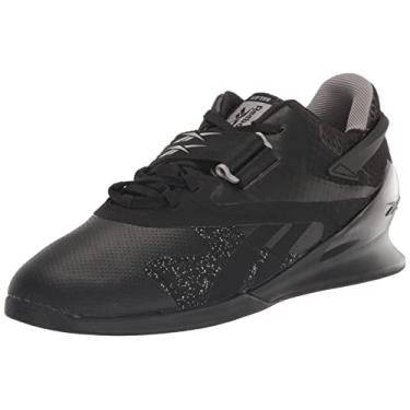 Imagem de Reebok Tênis masculino Legacy Lifter II Cross Trainer, Preto/cinza puro/estanho, 46