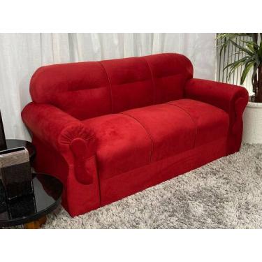 Imagem de Sofá 3 Lugares Vermelho 608 Viena - Alpoim