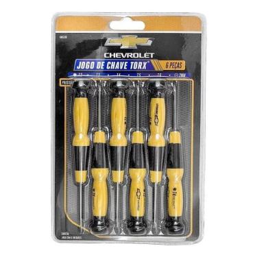 Imagem de 2X Jogo De Chave Chevrolet Com 6 Peças Precisão Torx T2 A T6