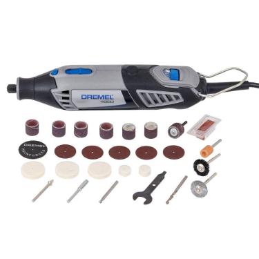 Imagem de Micro Retífica 4000 Com 26 Acessórios 110 Volts - F0134000nu000 - Dremel