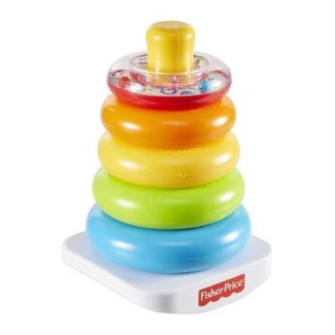 Imagem de Pirâmide de argolas colorido fisher-price - mattel n8248/gkw58