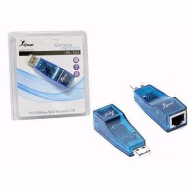 Imagem de Placa Rede Usb Externa Rj45 Adaptador Lan Ethernet 10100Mb