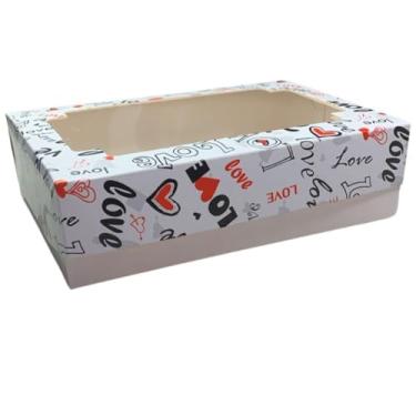 Imagem de 10 Caixa Com Visor de Acetato 22 x 15 x 4 ou 22 x 15 x 6 (10,VISOR 22 X 15 X 6 LOVE)