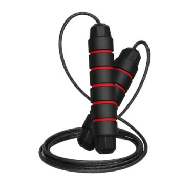 Imagem de Kit 2 Corda de Pular Profissional 3M Profissional Treino Rolamento Ajustável (1 CORDA COR ALEATÓRIA)