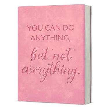 Imagem de Caderno inspirador para escrever diário motivacional presente para mulheres, amigas, escrevendo colegas de trabalho - rosa