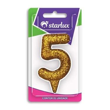 Imagem de Vela Magic Premium N.5, Ouro, Starlux