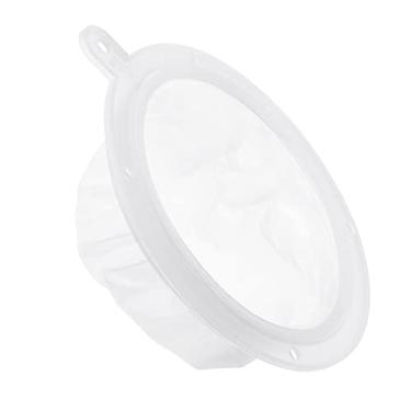 Imagem de Filtro de alimentos OD de 15,5 cm, 80 filtros de malha de cozinha, peneira de malha fina para suco, café, filtragem de leite de soja, branco