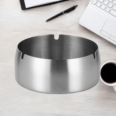 Imagem de Cinzeiro de aço inoxidável para cigarros