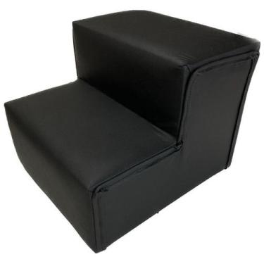 Imagem de Escadinha Escada Pet 2 Degraus Gato Cachorro Tecido material sintético