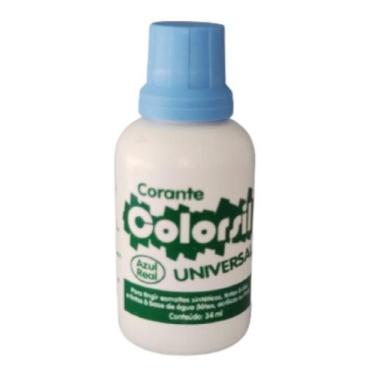 Imagem de Kit 3 corante de tinta universal colorsil azul real 34ml