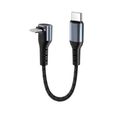 Imagem de Cabo De Carregamento Rápido USB Tipo C Para Tipo C 66W 6A 90  Elbow 02