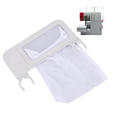 Imagem de Fockety Coletor e Almofada de Sucata Overlocker Serger, Serger Com Bolsa Removível, Coletor de Resíduos para Singer 14CG744 14CG754 14HD854 Máquina de Costura Serger Trim Collector