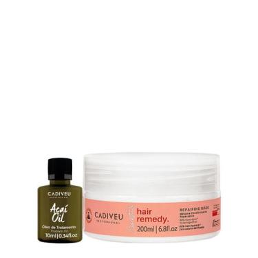 Imagem de Kit Cadiveu Professional Essentials Hair Remedy Máscara e Açaí Oil (2 