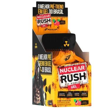 Imagem de Nuclear Rush Gel - 10 Sachês 25g Guaraná - BodyAction-Unissex