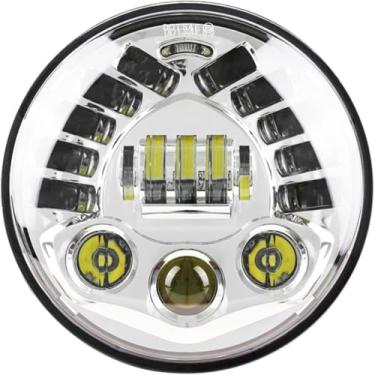Imagem de Farol Adaptativo De Led De 7" Para Motocicleta Para R Ninet R9t Atualização Do Farol Adaptativo De Led, Chrome