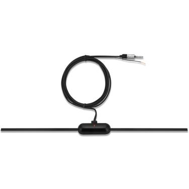 Imagem de Antena Interna de Parabrisa Universal Haste Fixa 30cm Conector PlugDin