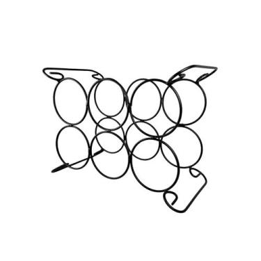 Imagem de Adega De Mesa Aramada Garrafeiro de Vinhos 06 Garrafas - TMT SUPORTES