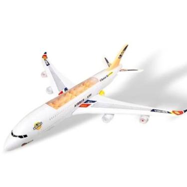 Imagem de Aviao Infantil Musical Com Rodas Iluminadas - GBG STORE