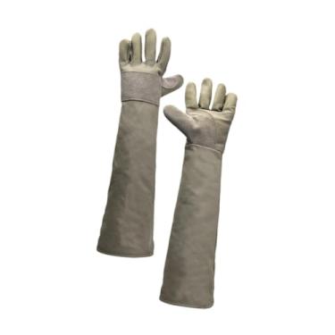 Imagem de IEUDNS Luvas resistentes para manuseio de animais de estimação, anti-arranhões, ideais para donos e cuidadores de animais, 45cm