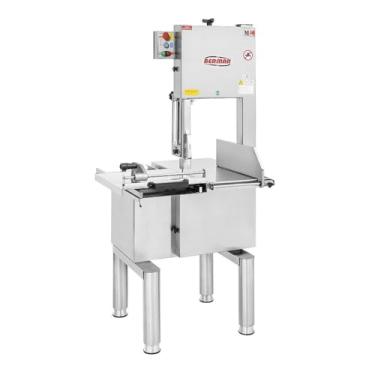 Imagem de Serra de Fita de Coluna Total Inox Lâmina de 2,82m BM81NR Bermar NR12 Mesa Móvel Motor 1.5 Cv 220V - Trifásico