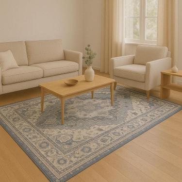 Imagem de Tapete Vinci Antialérgico Impermeável 200X240Cm Napoles