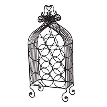 Imagem de 12 Garrafas Rack de Vinho Ferro Sala de Estar Moldura Decorativa Banquete Display Rack