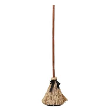 Imagem de Vassoura de bruxa dançante, vassoura de bruxa flutuante de Halloween, vassouras animadas em movimento, vassouras de dança assombradas assustadoras com sons de fantasma para decorações de festas