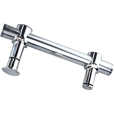 Imagem de Maçaneta de porta de chuveiro, 2 pacotes de maçanetas de banheiro de 5,7 polegadas para porta de vidro, porta de vidro de um lado, acessórios de ferragens de porta deslizante única