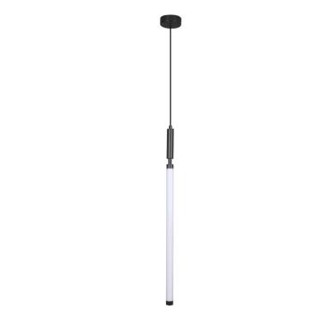 Imagem de Pendente Moderno Tubo Preto 64cm Led 16W 3200K Bivolt 16203-PL