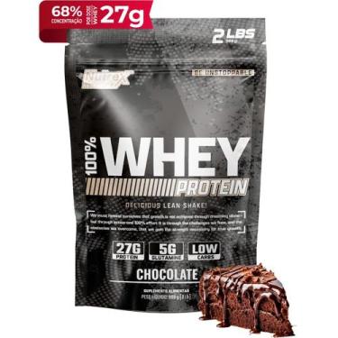 Imagem de 100% Whey Protein Refil 900G NUTREX, Chocolate