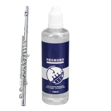 Imagem de Óleo de válvula de pistão - Óleo de cuidado de instrumento de longa duração 100 ml | Lubrificante de válvula de trompete, suprimentos de lubrificação de chave de instrumento de latão para fagote oboé
