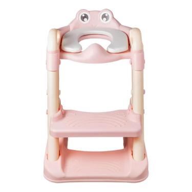 Imagem de Assento Redutor Infantil Escadinha P Vaso Sanitário Troninho